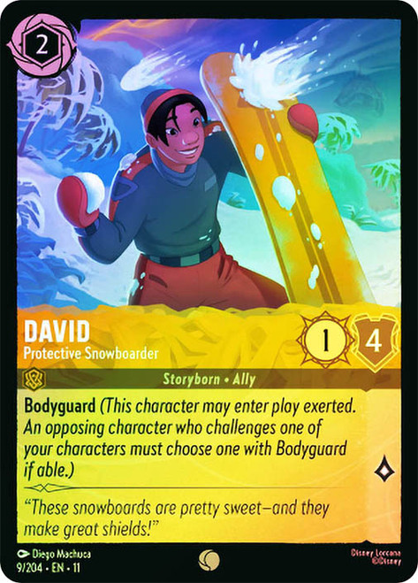 David - Protective Snowboarder
Winterspell
Single
Lorcana
