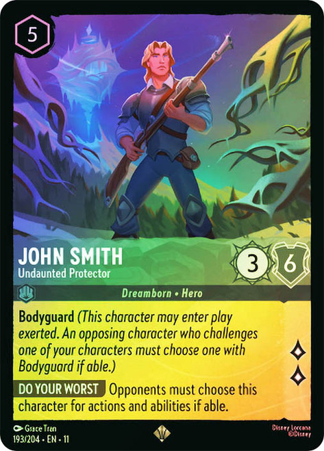 John Smith - Undaunted Protector
Winterspell
Single
Lorcana