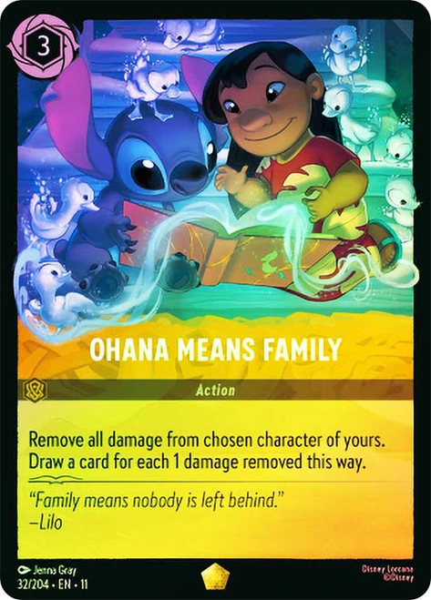OHANA MEANS FAMILY 海外　ロルカナ　エンチャンテッド Ohana Means Family | Winterspell | Star City Games