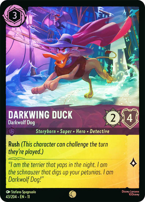 Darkwing Duck - Darkwolf Dog
Winterspell
Single
Lorcana