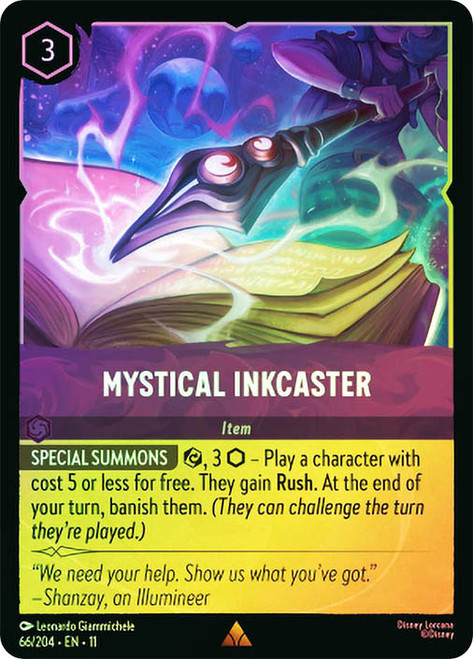 Mystical Inkcaster
Winterspell
Single
Lorcana
