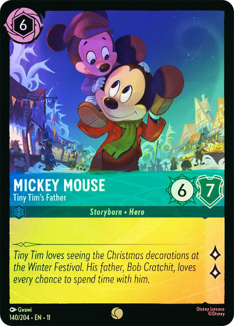 Mickey Mouse - Tiny Tim's Father
Winterspell
Single
Lorcana