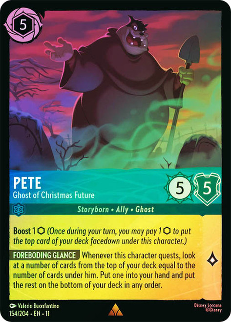 Pete - Ghost of Christmas Future
Winterspell
Single
Lorcana