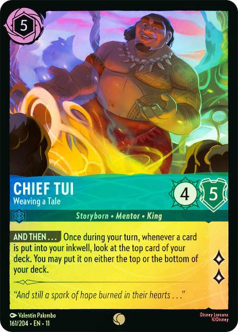 Chief Tui - Weaving a Tale
Winterspell
Single
Lorcana