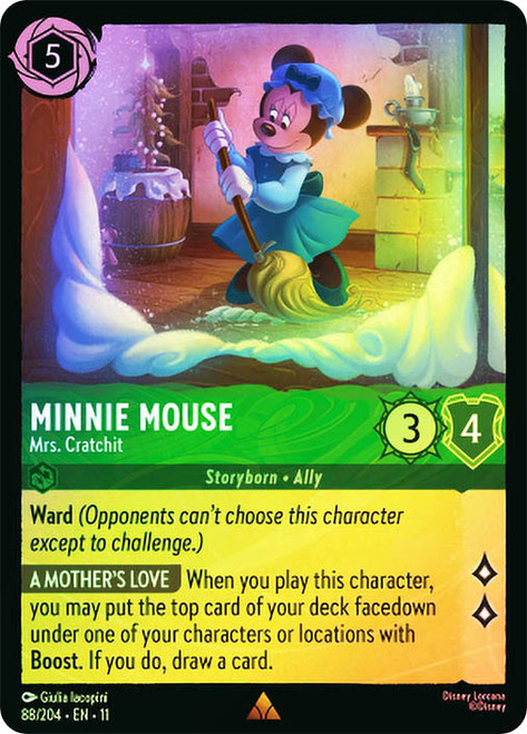 Minnie Mouse - Mrs. Cratchit
Winterspell
Single
Lorcana