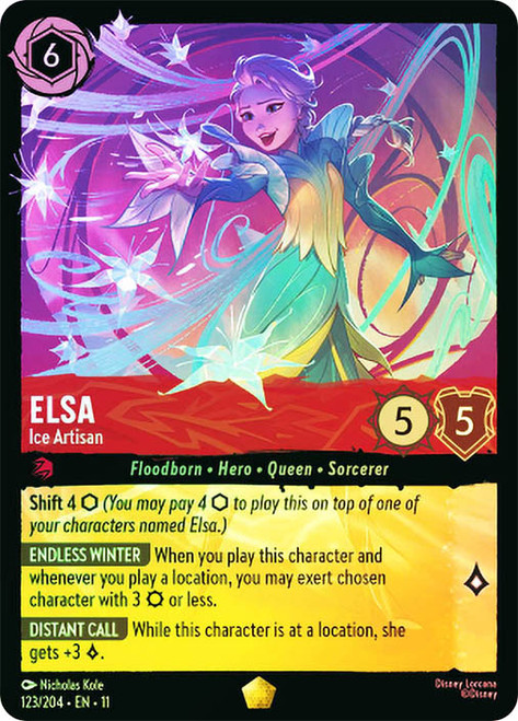 Elsa - Ice Artisan
Winterspell
Single
Lorcana