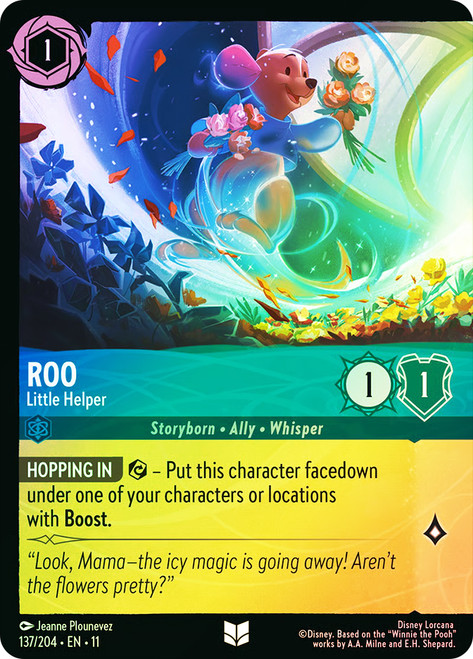 Roo - Little Helper
Winterspell
Single
Lorcana