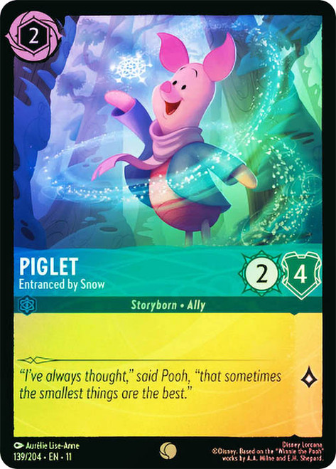 Piglet - Entranced by Snow
Winterspell
Single
Lorcana