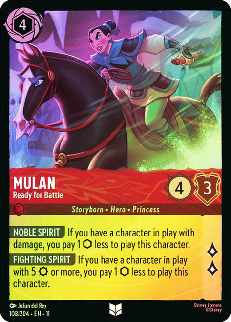 Mulan - Ready for Battle
Winterspell
Single
Lorcana
