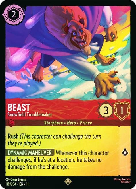 Beast - Snowfield Troublemaker
Winterspell
Single
Lorcana