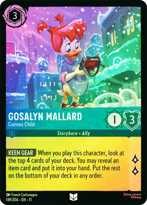 Gosalyn Mallard - Curious Child
Winterspell
Single
Lorcana