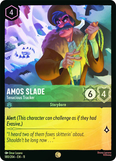 Amos Slade - Tenacious Tracker
Winterspell
Single
Lorcana