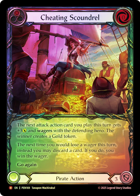 Cheating Scoundrel
Compendium of Rathe
Single
Flesh and Blood