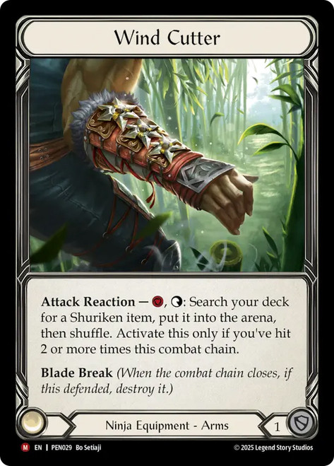 Wind Cutter
Compendium of Rathe
Single
Flesh and Blood