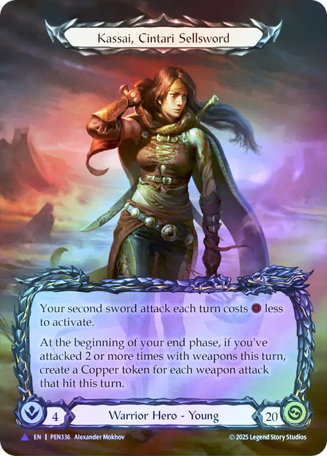 Kassai, Cintari Sellsword
Compendium of Rathe
Single
Flesh and Blood