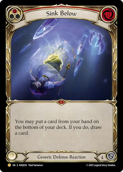 Sink Below (Red)
Antiquity Pack
Single
Flesh and Blood