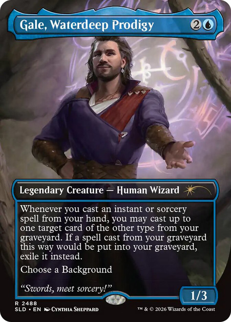 Gale, Waterdeep Prodigy
Secret Lair Drop
Single
Magic: The Gathering