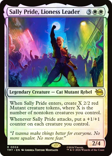Sally Pride, Lioness Leader
Teenage Mutant Ninja Turtles
Single
Magic: The Gathering