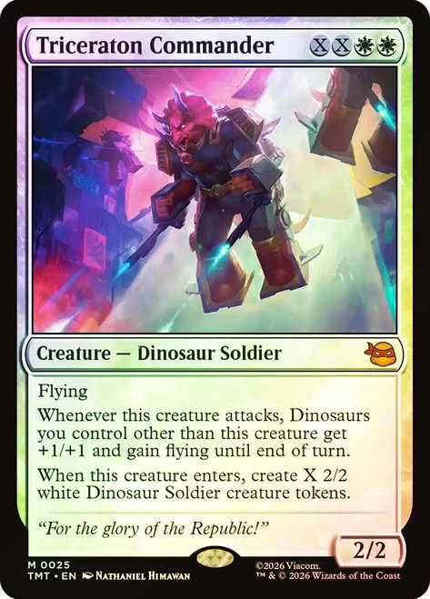 Triceraton Commander
Teenage Mutant Ninja Turtles
Single
Magic: The Gathering