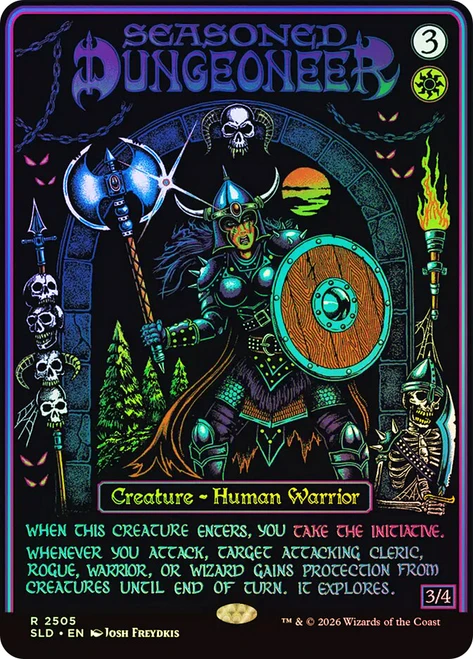 Seasoned Dungeoneer (Dungeons & Dragons)
Secret Lair Drop
Single
Magic: The Gathering