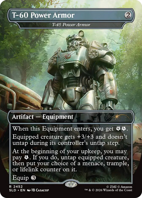 T-45 Power Armor (T-60 Power Armor) (Fallout)
Secret Lair Drop
Single
Magic: The Gathering
