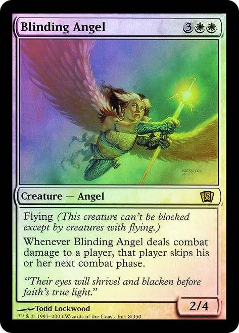 Blinding Angel\n8th Edition\nSingle\nMagic The Gathering