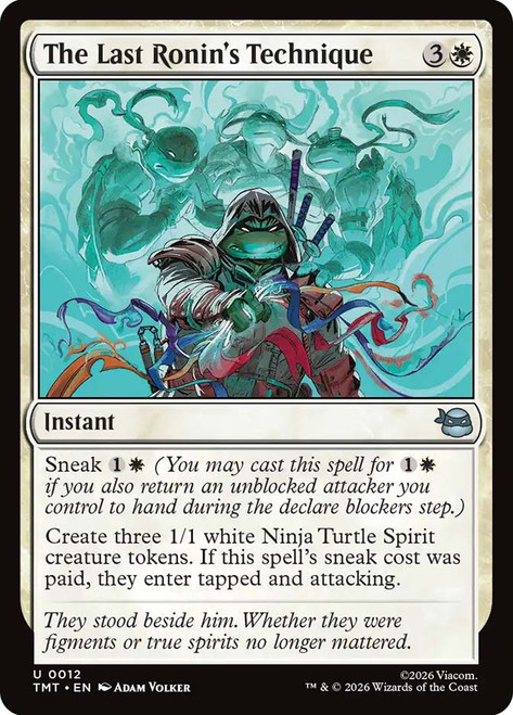 The Last Ronin's Technique
Teenage Mutant Ninja Turtles
Single
Magic: The Gathering