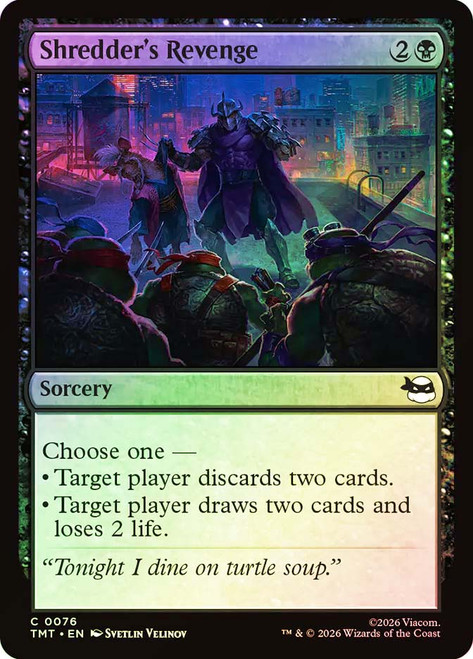 Shredder's Revenge
Teenage Mutant Ninja Turtles
Single
Magic: The Gathering