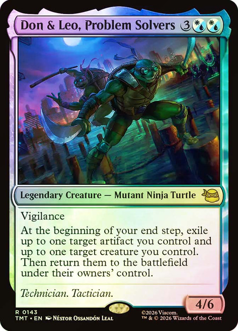 Don & Leo, Problem Solvers
Teenage Mutant Ninja Turtles
Single
Magic: The Gathering