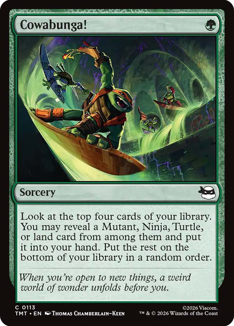 Cowabunga!
Teenage Mutant Ninja Turtles
Single
Magic: The Gathering