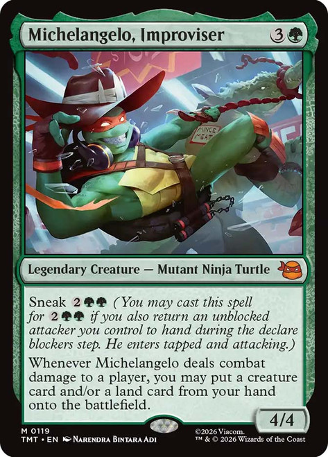 Michelangelo, Improviser
Teenage Mutant Ninja Turtles
Single
Magic: The Gathering
