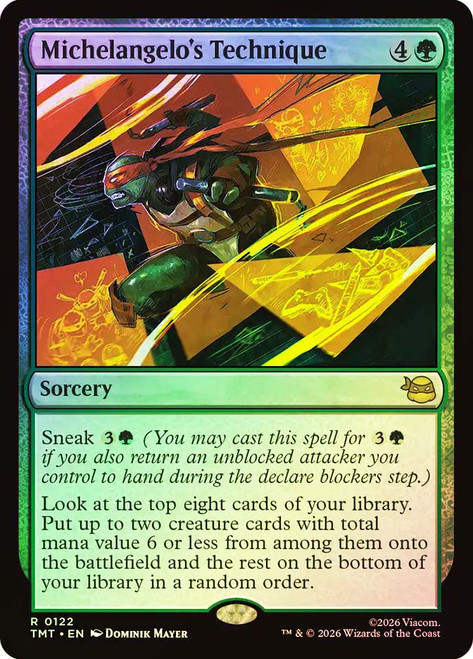 Michelangelo's Technique
Teenage Mutant Ninja Turtles
Single
Magic: The Gathering