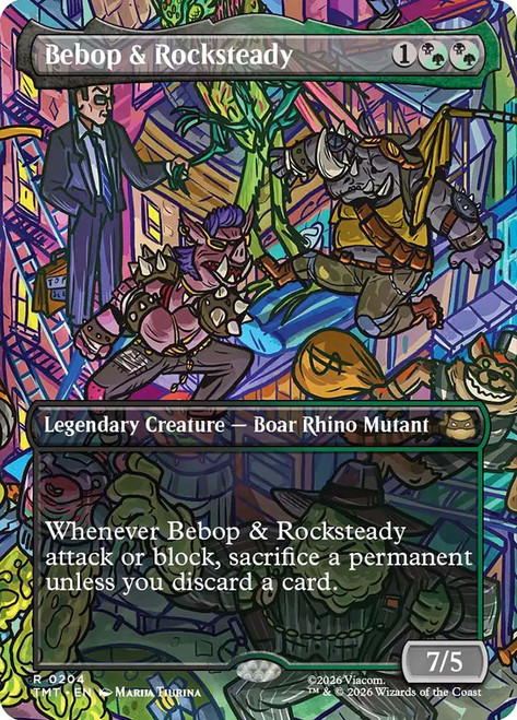 Bebop & Rocksteady
Teenage Mutant Ninja Turtles
Single
Magic: The Gathering