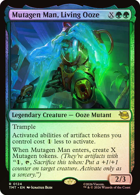 MTGカードセット＋オマケ付き mutagen-man-living-ooze-