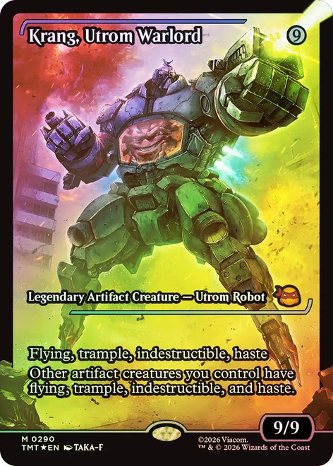 Krang, Utrom Warlord (#290)
Teenage Mutant Ninja Turtles
Single
Magic: The Gathering
