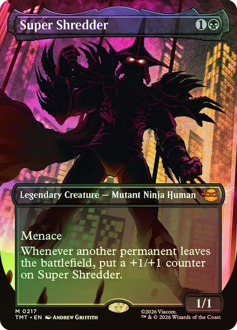 Super Shredder (#217)
Teenage Mutant Ninja Turtles
Single
Magic: The Gathering