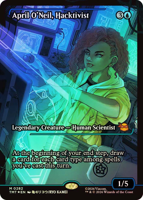 MTG April O'Neil, Human Element 英語 4枚セット 1x April O'Neil, Human Element, TMNT Commander, Magic MTG NM | eBay