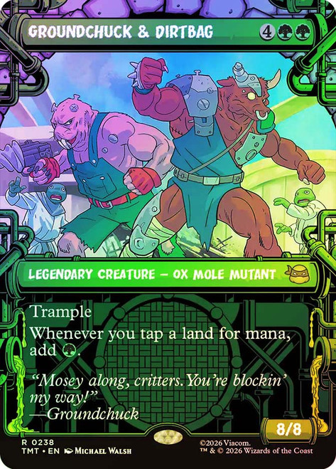 mtg mud 特殊土地セット　ゴリる Groundchuck & Dirtbag | Teenage Mutant Ninja Turtles | Star City Games