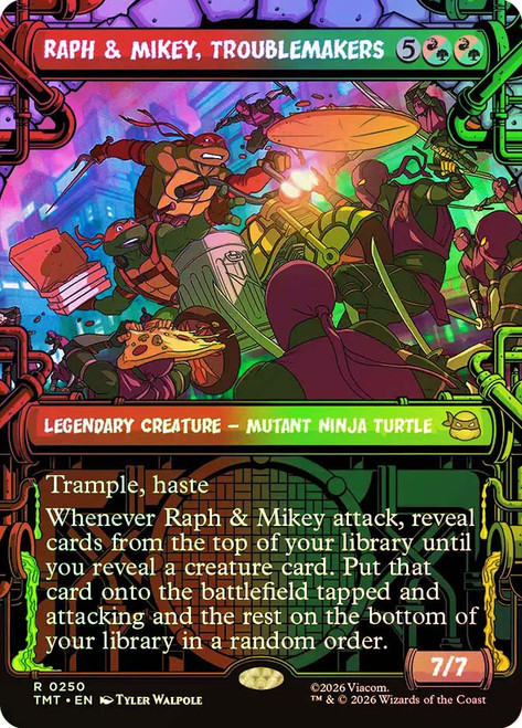 Raph & Mikey, Troublemakers
Teenage Mutant Ninja Turtles
Single
Magic: The Gathering