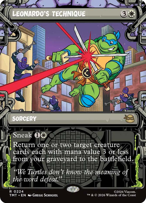 Leonardo's Technique | Teenage Mutant Ninja Turtles | Star City Games