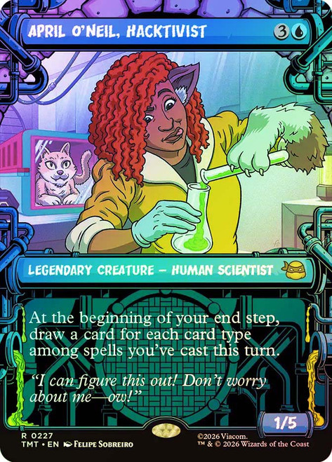 April O'Neil, Hacktivist (#227)
Teenage Mutant Ninja Turtles
Single
Magic: The Gathering