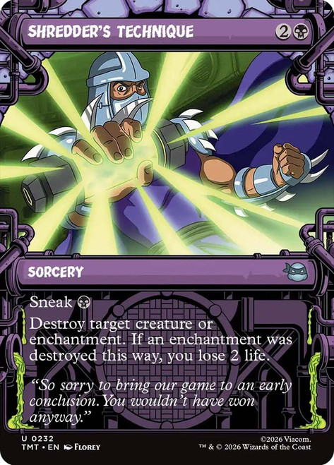 Shredder's Technique
Teenage Mutant Ninja Turtles
Single
Magic: The Gathering