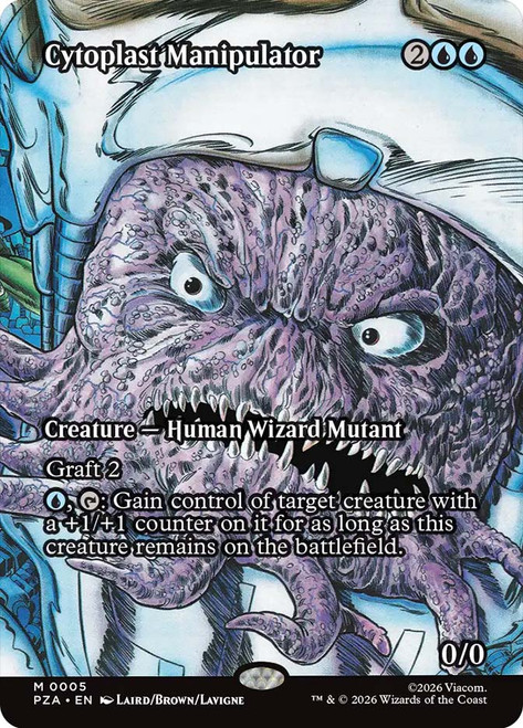 Cytoplast Manipulator
Teenage Mutant Ninja Turtles Source Material
Single
Magic: The Gathering