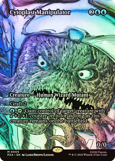 Cytoplast Manipulator
Teenage Mutant Ninja Turtles Source Material
Single
Magic: The Gathering