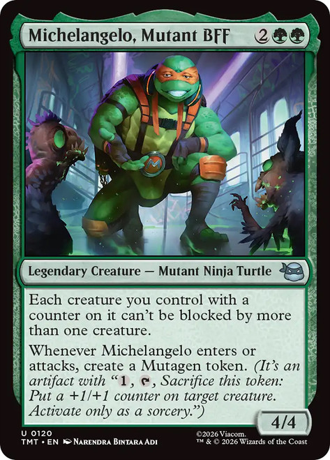 Michelangelo, Mutant BFF
Teenage Mutant Ninja Turtles
Single
Magic: The Gathering