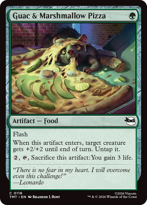 Guac & Marshmallow Pizza
Teenage Mutant Ninja Turtles
Single
Magic: The Gathering