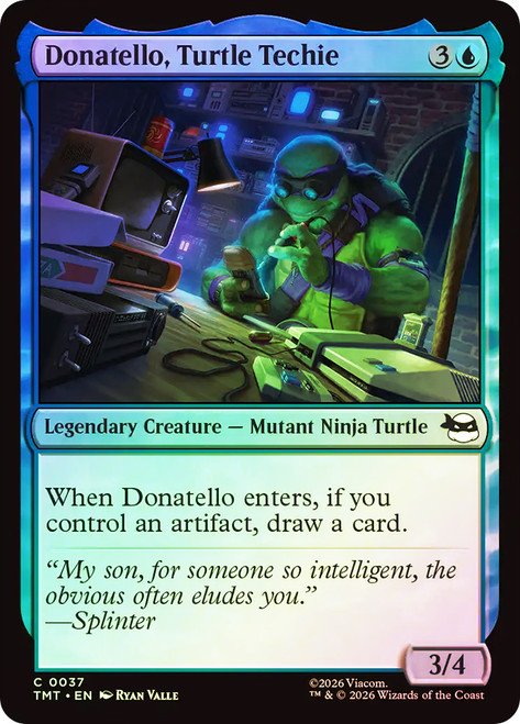Donatello, Turtle Techie
Teenage Mutant Ninja Turtles
Single
Magic: The Gathering