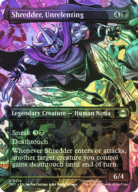 Shredder, Unrelenting
Teenage Mutant Ninja Turtles
Single
Magic: The Gathering