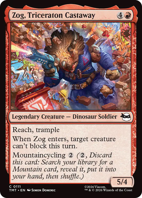 MTG アライアンス　コンプリートセット　英語 Zog, Triceraton Castaway | Teenage Mutant Ninja Turtles | Star