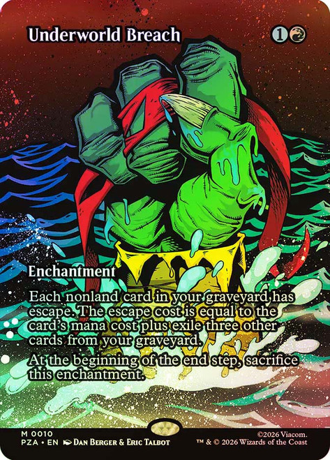 未開封 MTG プレイマットUnderground Sun Underworld Breach | Teenage Mutant Ninja Turtles Source Material